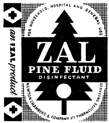 ZAL PINE FLUID DISINFECTANT trademark