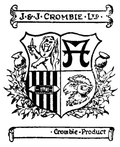 J & J CROMBIE LTD trademark