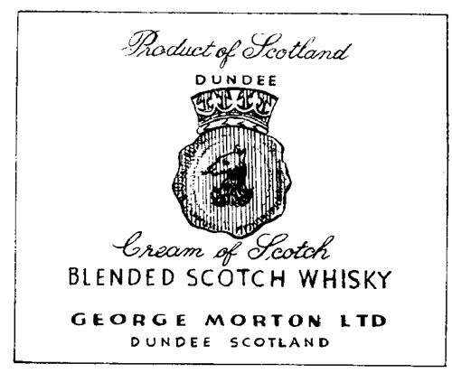 DUNDEE CREAM OF SCOTCH trademark