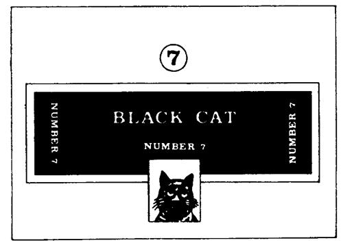 BLACK CAT NUMBER 7 trademark