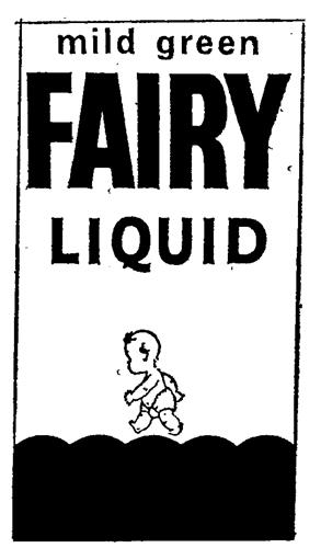 mild green Fairy liquid trademark