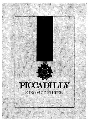 PICCADILLY KING SIZE FILTER trademark