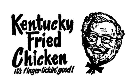 Kentucky Fried Chicken its finger-lickin good! trademark