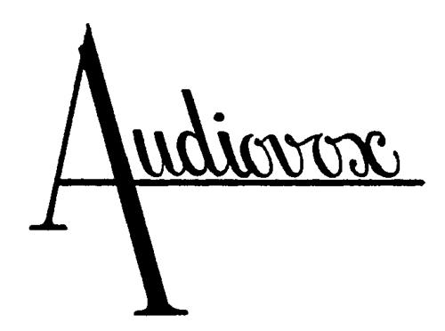 AUDIOVOX trademark