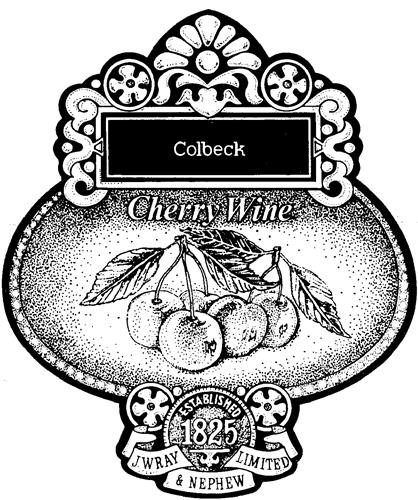 Colbeck Peppermint Wine. Colbeck Black Currant Wine. Colbeck Apricot Wine. Colbeck Ginger Wine. Colbeck Cherry Wine. trademark