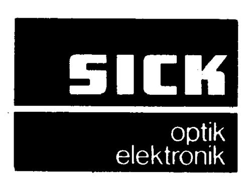 SICK optic elektronik trademark