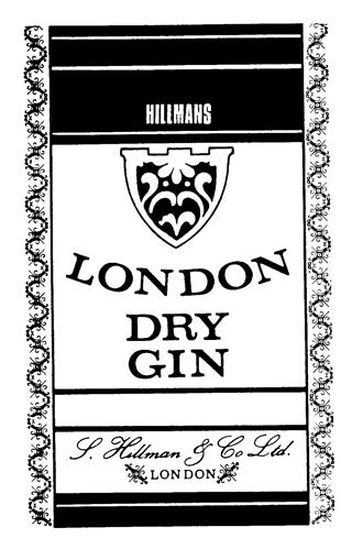 HILLMANS LONDON DRY GIN trademark