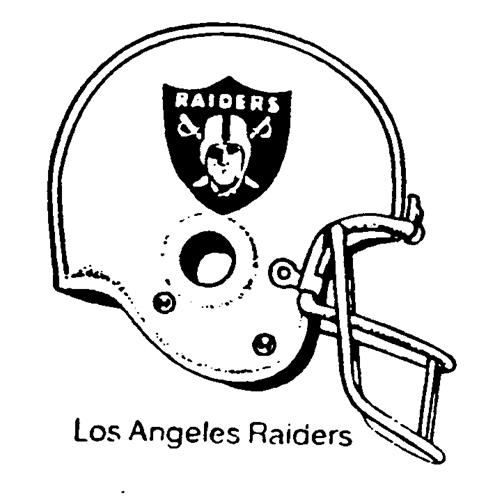 RAIDERS Los Angeles Raiders trademark