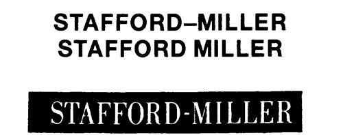 STAFFORD-MILLER trademark