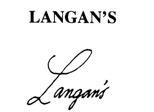 LANGAN'S trademark