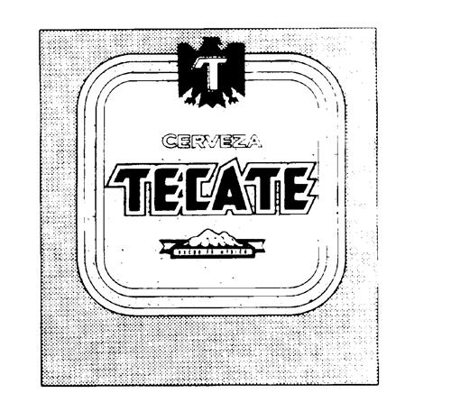 T CERVEZA TECATE trademark