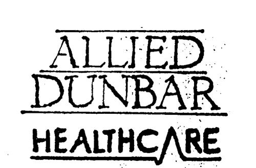 ALLIED DUNBAR HEALTHCARE trademark