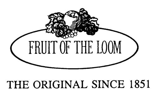 FRUIT OF THE LOOM THE ORIGINAL SINCE 1851 trademark