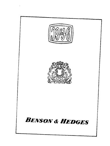 B&H BENSON & HEDGES trademark