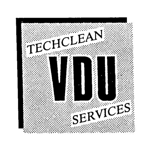 TECHCLEAN VDU SERVICES trademark