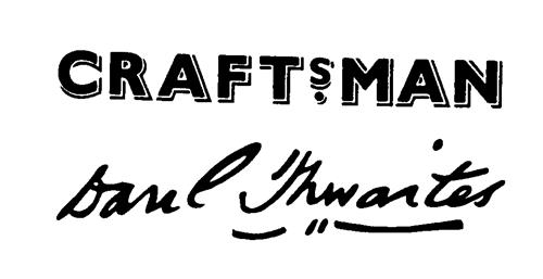 CRAFTSMAN Danl Thwaites trademark