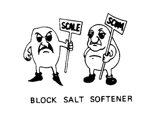 SCALE SCUM BLOCK SALT SOFTENER trademark