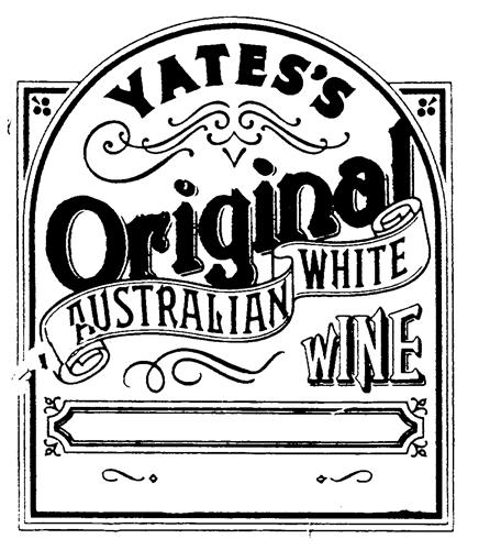 YATES'S Original AUSTRALIAN WHITE WINE trademark