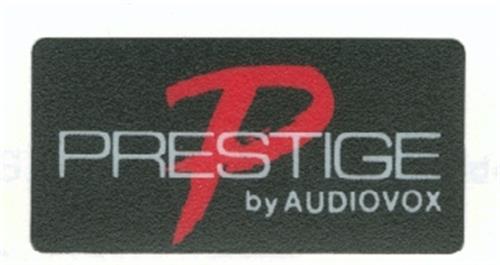 P PRESTIGE by AUDIOVOX trademark