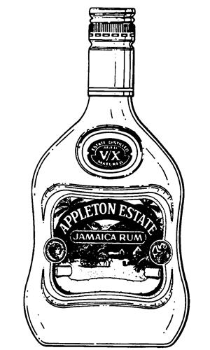 ESTATE DISTILLED AGED V/X MATURED APPLETON ESTATE JAMAICA RUM trademark