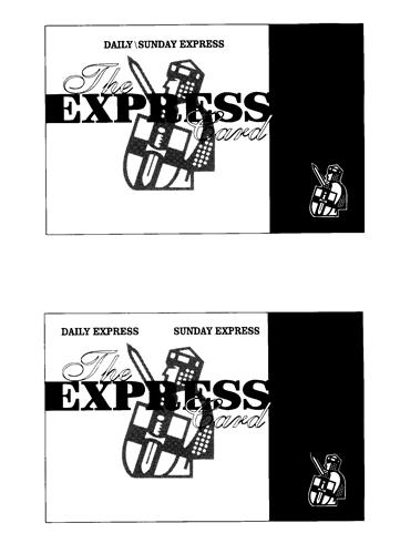 DAILY/SUNDAY EXPRESS The EXPRESS Card trademark