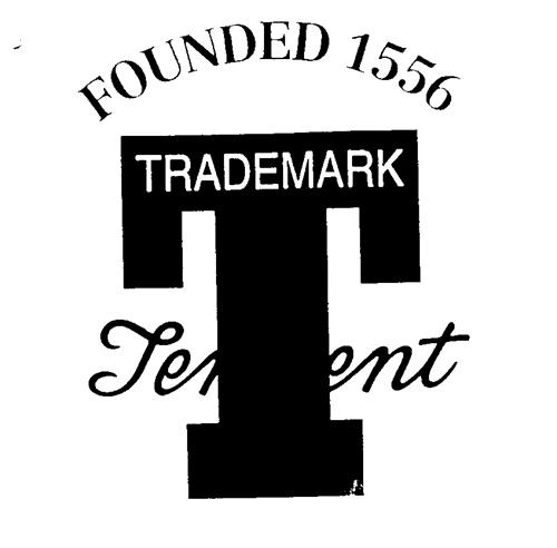 FOUNDED 1556 T TRADEMARK Tennent trademark