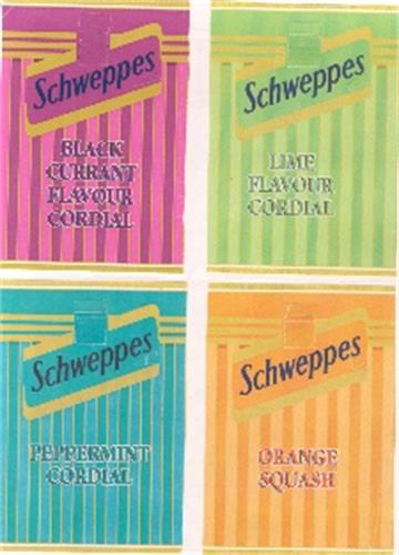 Schweppes BLACKCURRANT FLAVOUR CORDIAL trademark