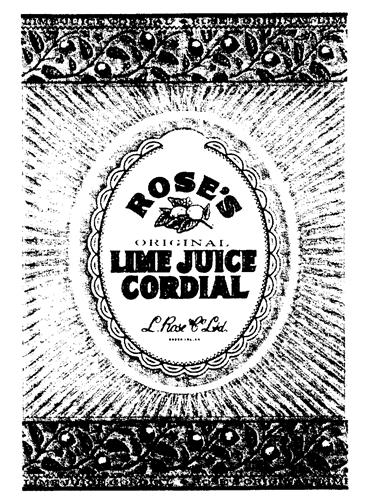 ROSE'S ORIGINAL LIME JUICE CORDIAL trademark