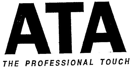 ATA THE PROFESSIONAL TOUCH trademark