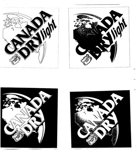 CANADA DRY light trademark