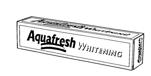 Aquafresh WHITENING trademark