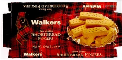 Walkers ESTABLISHED 1898 Pure Butter SHORTBREAD FINGERS trademark