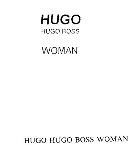 HUGO HUGO BOSS WOMAN trademark