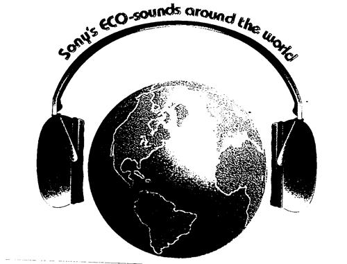 Sony's ECO-sounds around the world trademark