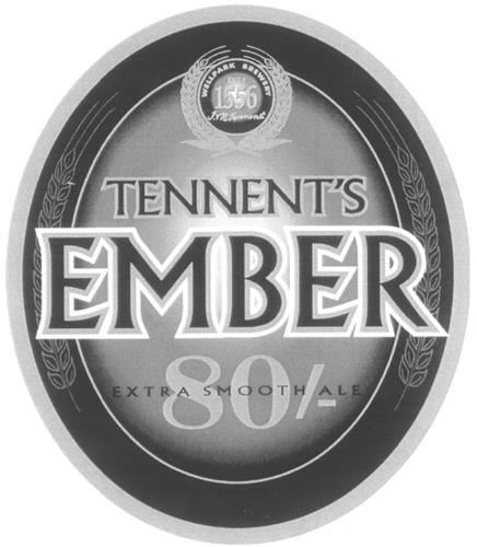 TENNENT'S EMBER EXTRA SMOOTH ALE trademark