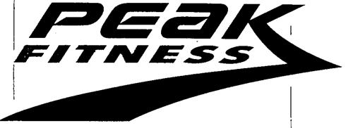 PEaK FITNESS trademark