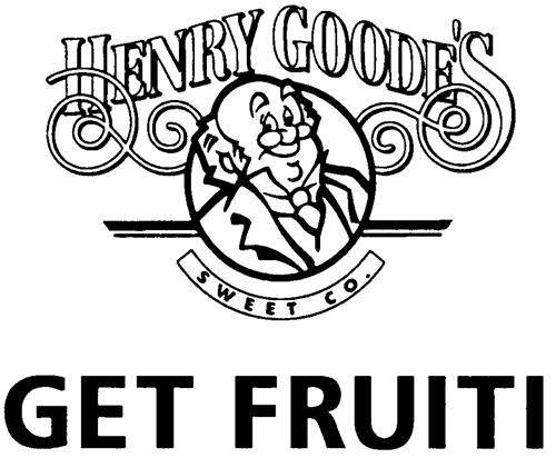 HENRY GOODE'S SWEET CO. GET FRUITI trademark