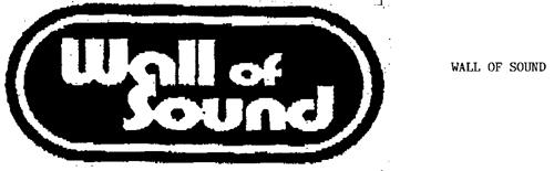 WALL OF SOUND trademark