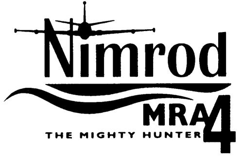 Nimrod MRA4 THE MIGHTY HUNTER trademark