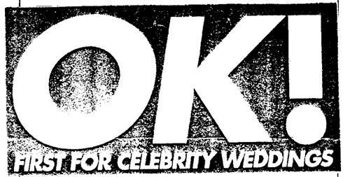 OK! FIRST FOR CELEBRITY WEDDINGS trademark