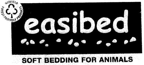 FOREST-FRIENDLY PRODUCTS HADFIELD easibed SOFT BEDDING FOR ANIMALS trademark