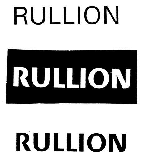 RULLION trademark