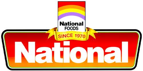 National FOODS SINCE 1970 National trademark