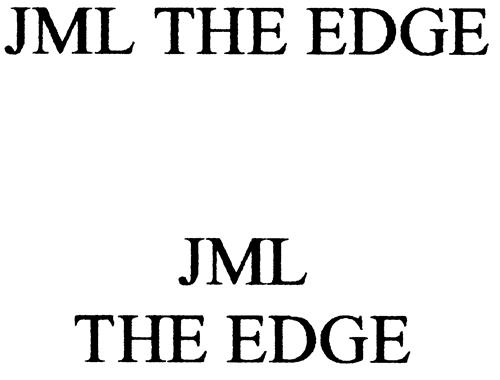 JML THE EDGE trademark