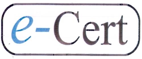 e-Cert trademark