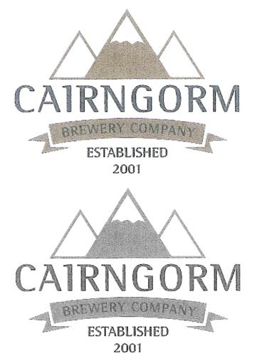 CAIRNGORM BREWERY COMPANY ESTABLISHED 2001 trademark