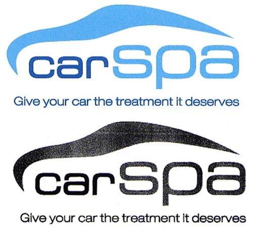 carspa Give your car the treatment it deserves trademark