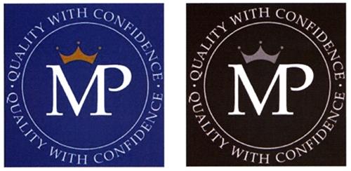 MP QUALITY WITH CONFIDENCE QUALITY WITH CONFIDENCE trademark