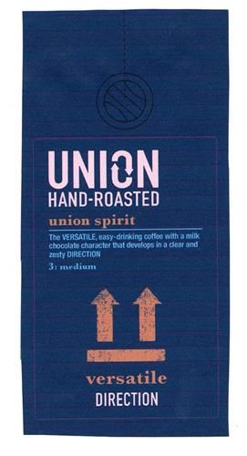 UNION HAND-ROASTED union spirit versatile DIRECTION trademark