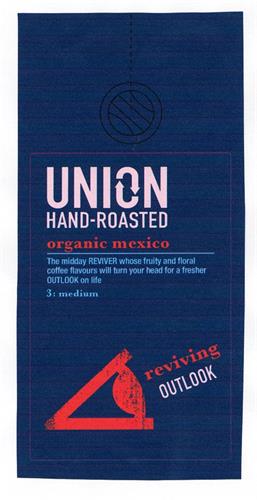 UNION HAND-ROASTED organic mexico reviving OUTLOOK trademark